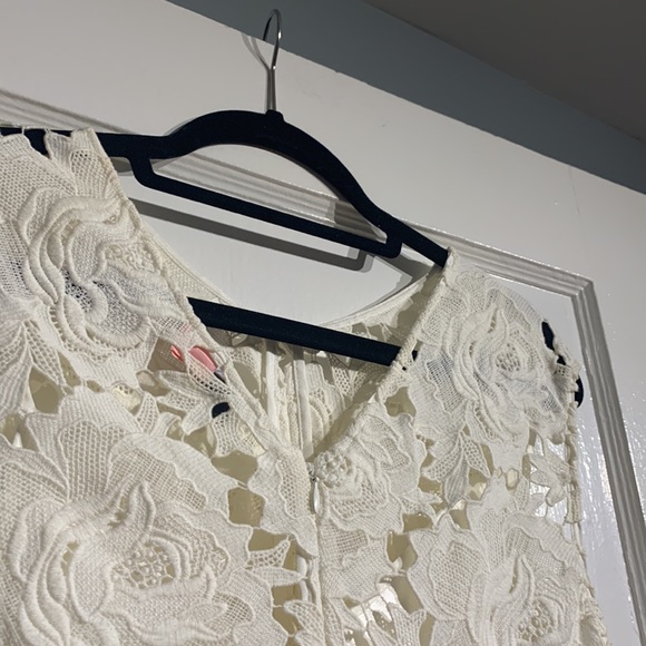 Jigsaw white lace dress with slip - Picture 10 of 17